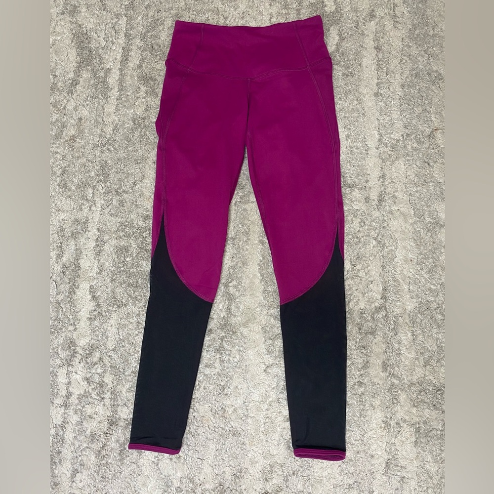 Yogalicious LUX Womens Spiced Pink leggings women's size XS Pocket